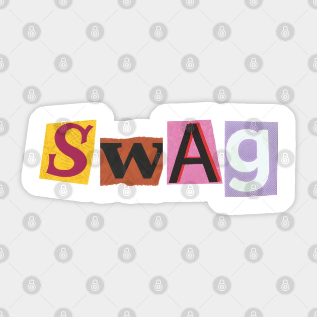 SwAg Sticker by QwerkyShirts